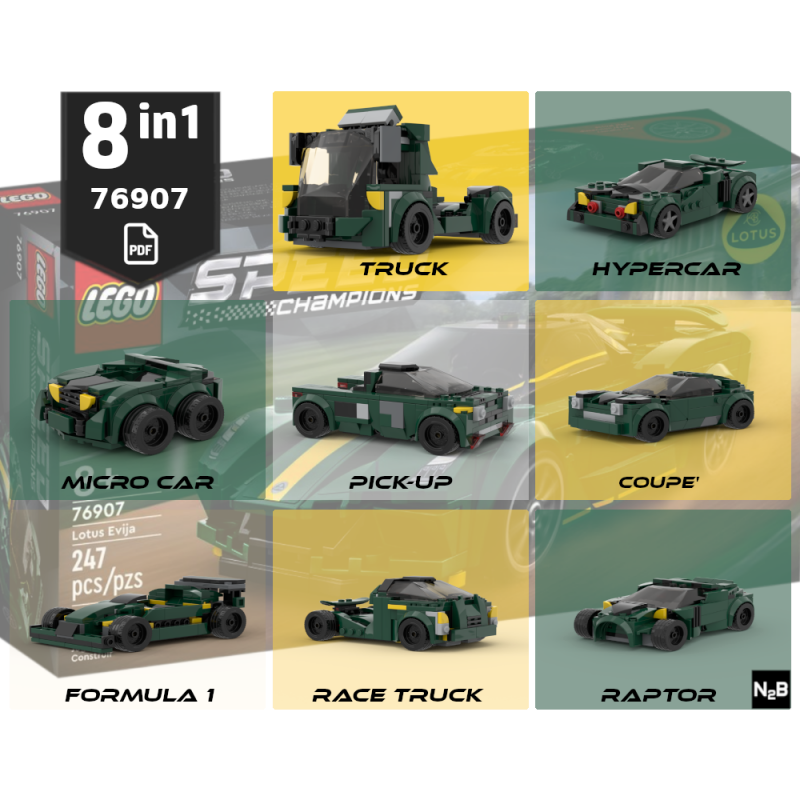 Lego 76907 Pack 8 in 1