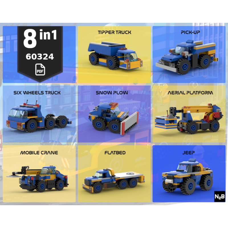 Lego 60324 8 in 1