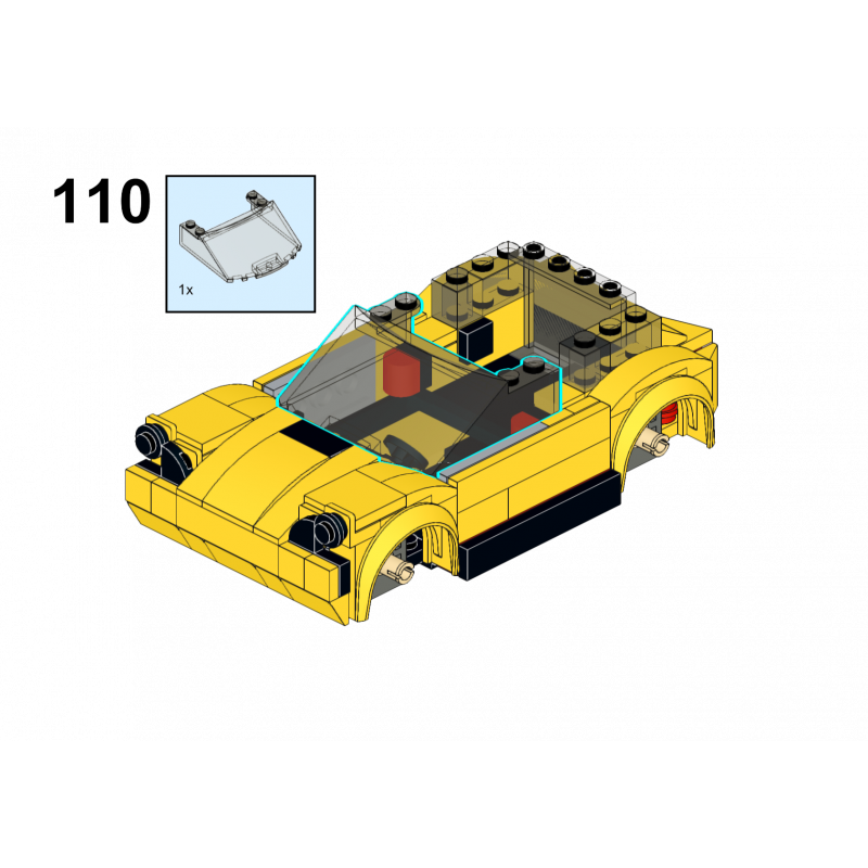 ようこページ/2点 hatchback Lego 76901 alternate build 7