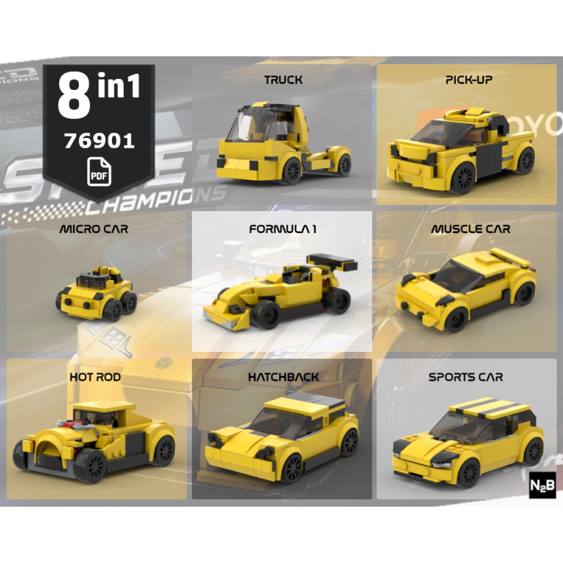 Lego 76901 Pack 8 in 1