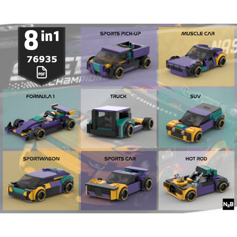 Lego 76935 Pack 8 in 1