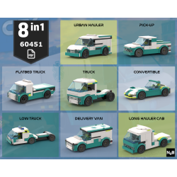 Lego 60451 Pack 8 in 1