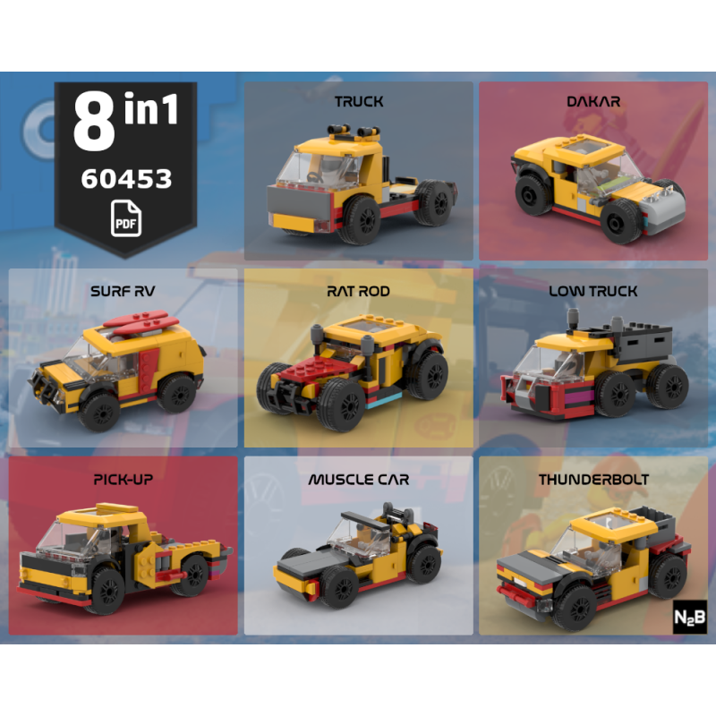 Lego 60453 Pack 8 in 1