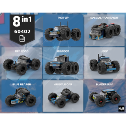 Lego 60402 Pack 8 in 1